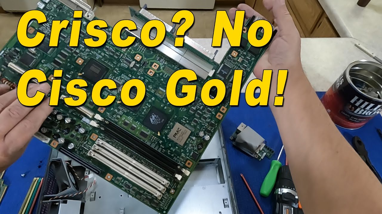 E-Waste Pick-Up Cisco Systems Equipment Tare Down | Gold Galore