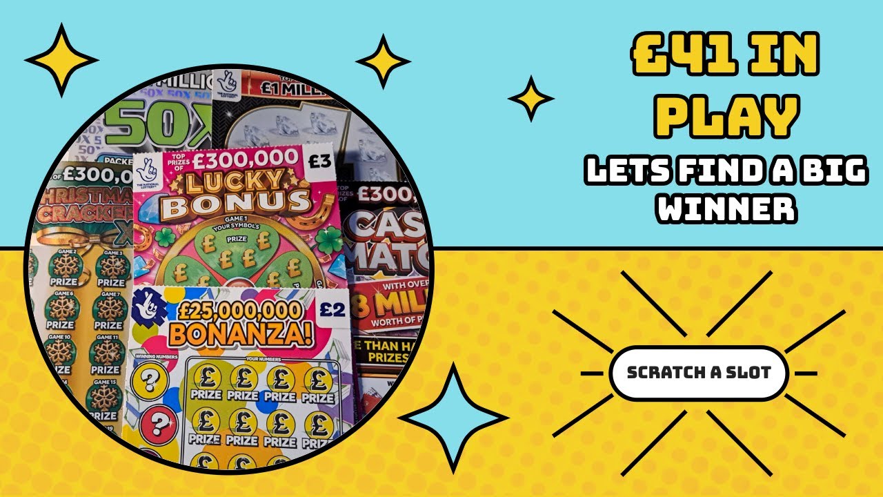 selection of scratch cards £41 in play lets find that big winner