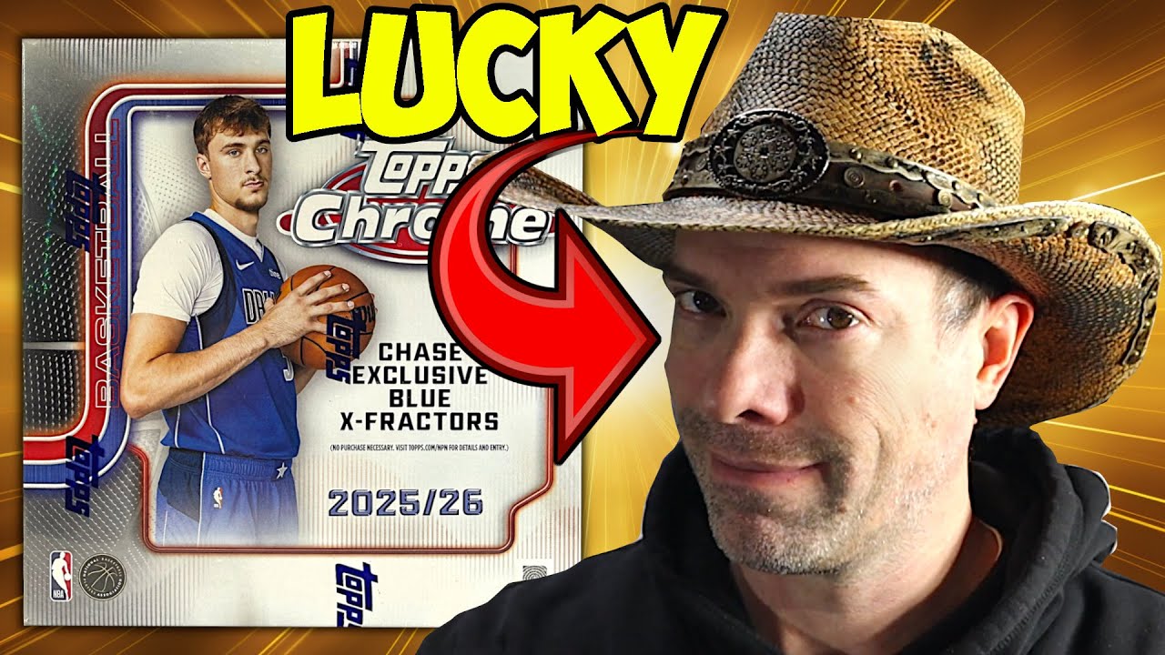Hot Hands McGee Opens Topps CHROME Basketball MEGA BOXES 2025/26