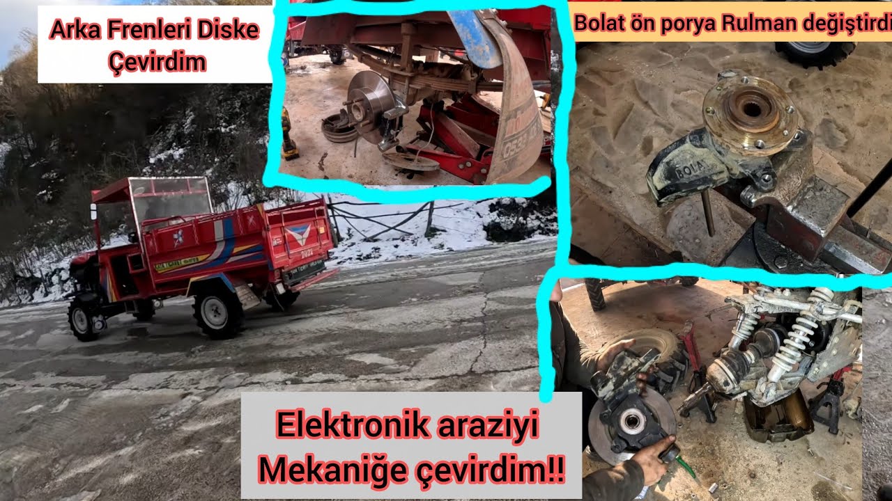 Bolat Fm 20 Disk Fren Taktık / Elektronik araziyi Mekanik Arazi Yaptık / Porya Bilyesi değiştik
