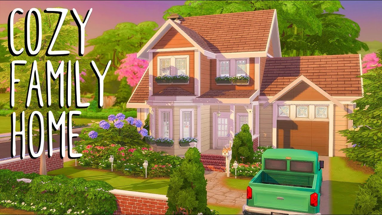 Cozy Family Home 🏡 // Sims 4 Speed Build