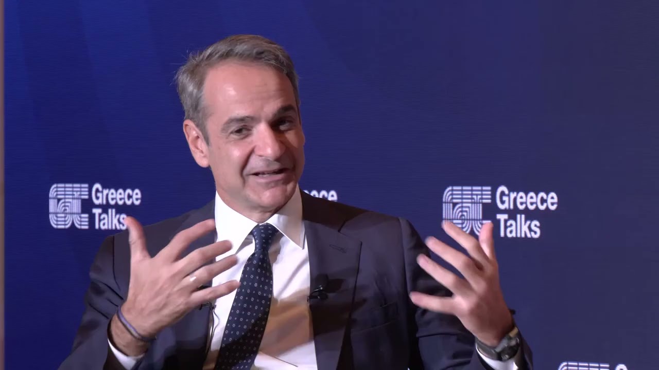 Greece Talks 2025: Κυριάκος Μητσοτάκης, Πρωθυπουργός Γιάννης  Μπέζος, Ηθοποιός/Σκηνοθέτης
