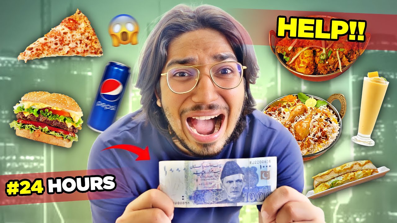 Living On RS 1,000 For 24 Hours Challenge 😰