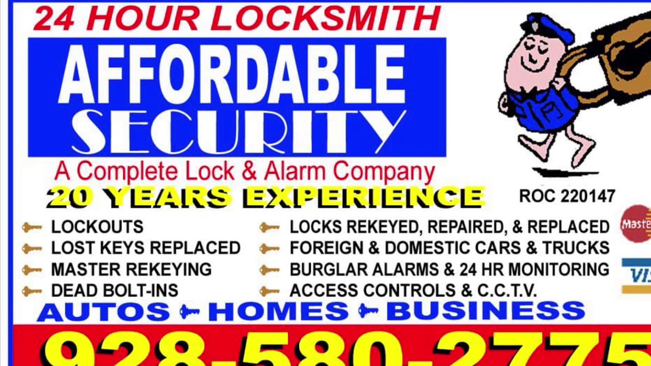 Need To Pop A Lock Yuma Araizona | Locksmith Yuma Az | Affordable Security Locksmith And Alarm