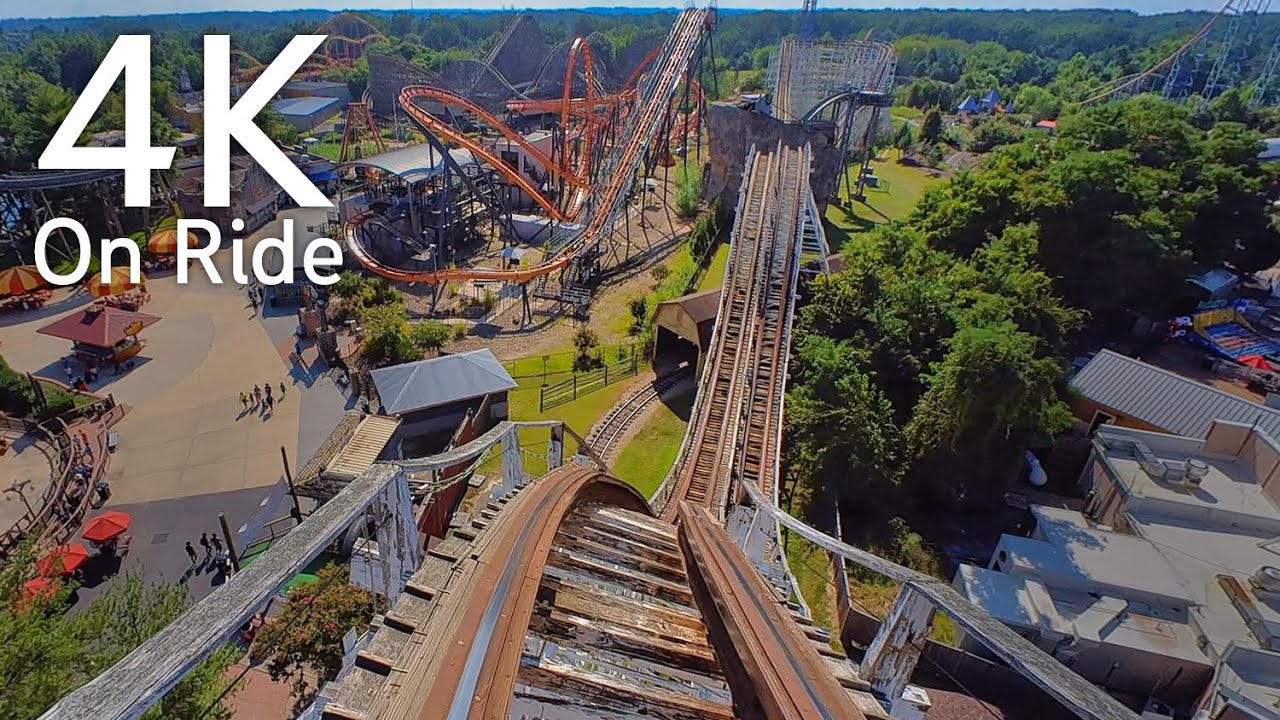 [4K-On Ride] The Wild One Coaster - POV - Six Flags America