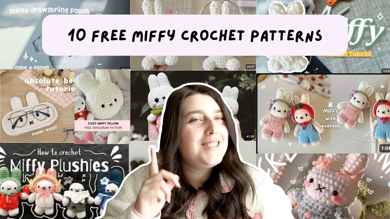10 Free Miffy Crochet Patterns