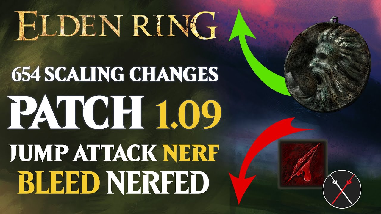 Elden Ring Patch 1.09 - Weapon Scaling Changes, PvP Nerfs, & PvP Balancing