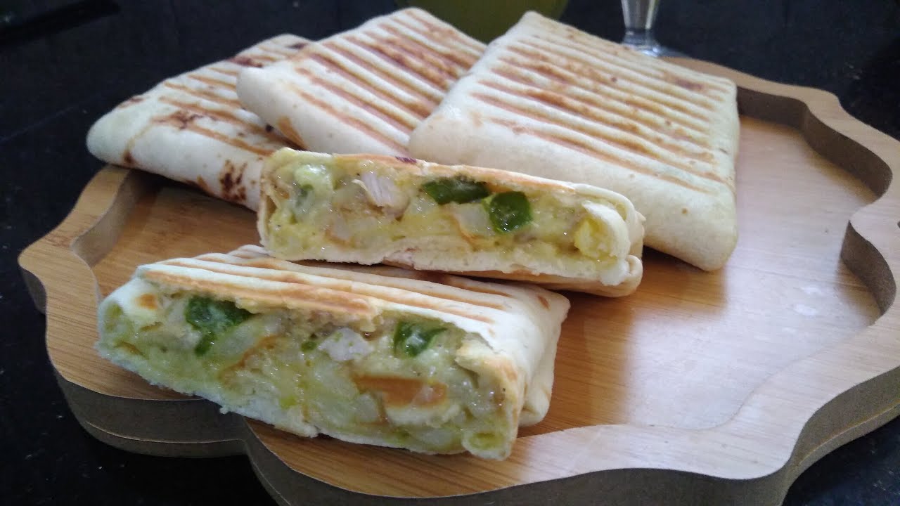 طاكوس بحشو رائع و وصفة خبر التورتيلا بأدق التفاصيل 🌯