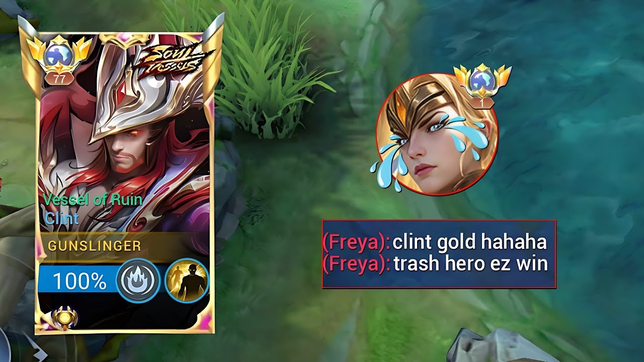 THIS CLINT TRICK MAKES META FREYA USELESS IN GOLD LANE! 💀 (must watch) - MLBB