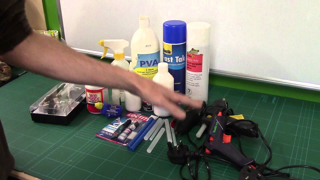 A guide to common glues used in terrain making