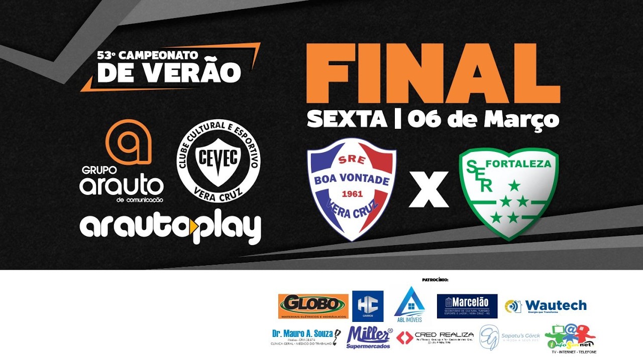 AO VIVO: Final 53&ordm; Campeonato de Ver&atilde;o