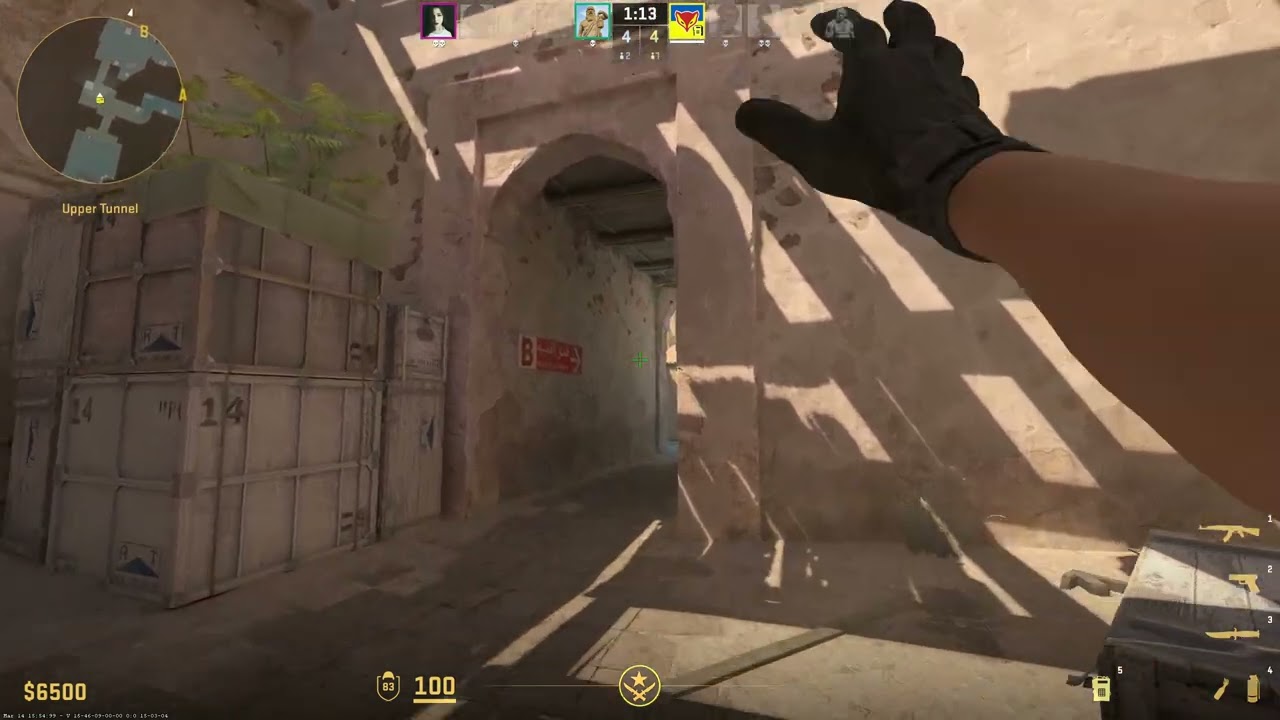 CS2 - Dust 2 - 1v2 Clutch