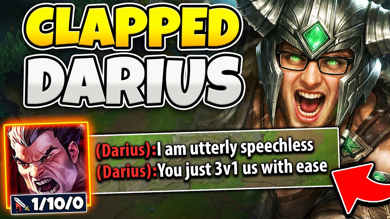 Darius gets absolutely embarrassed by the Rank 1 Tryndamere
