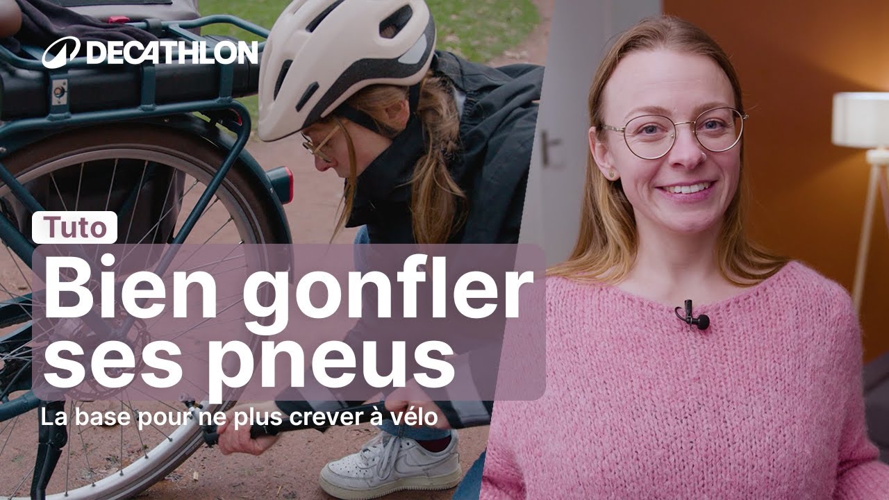 TUTO - Comment bien gonfler ses pneus de v&eacute;lo ? 🚴🏻 | Decathlon