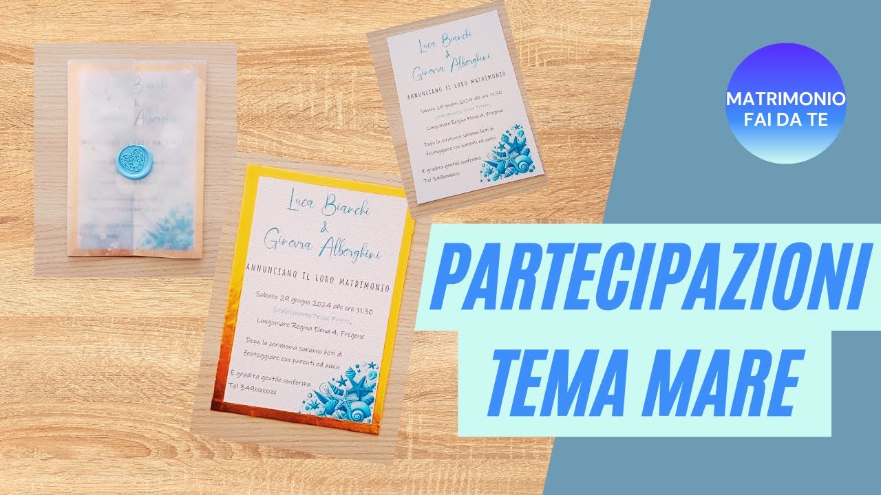 Wedding stationery 1: Le partecipazioni di matrimonio sulla spiaggia più belle che avrete mai visto
