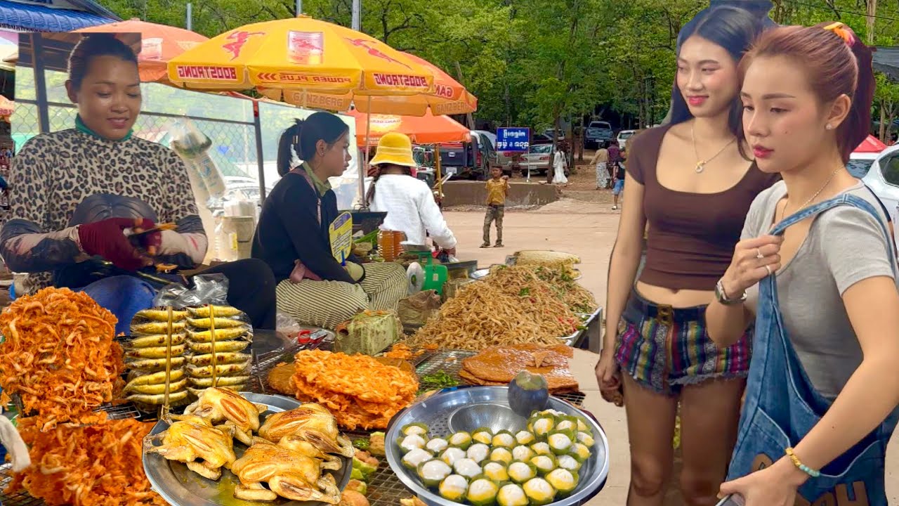 Amazing! Cambodian STREET FOOD Tour Review 2025 - Countryside Market & City Food Tour Collection