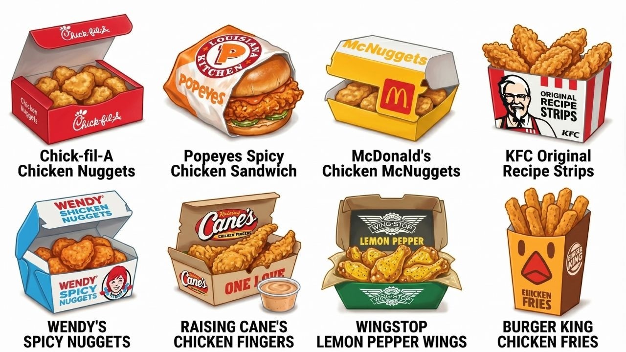 Every Fast Food Chicken Explained in 5 Min