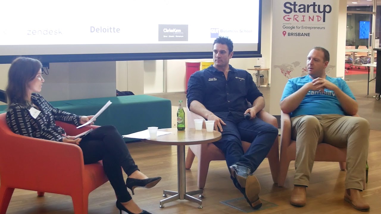 Startup Grind Brisbane - Interview with Justin Hales and Dave Eddy from Camplify
