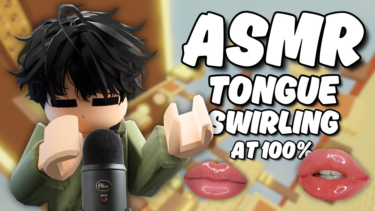 Roblox ASMR ~ Tongue Swirling at 100% SENSITIVITY 👄💦