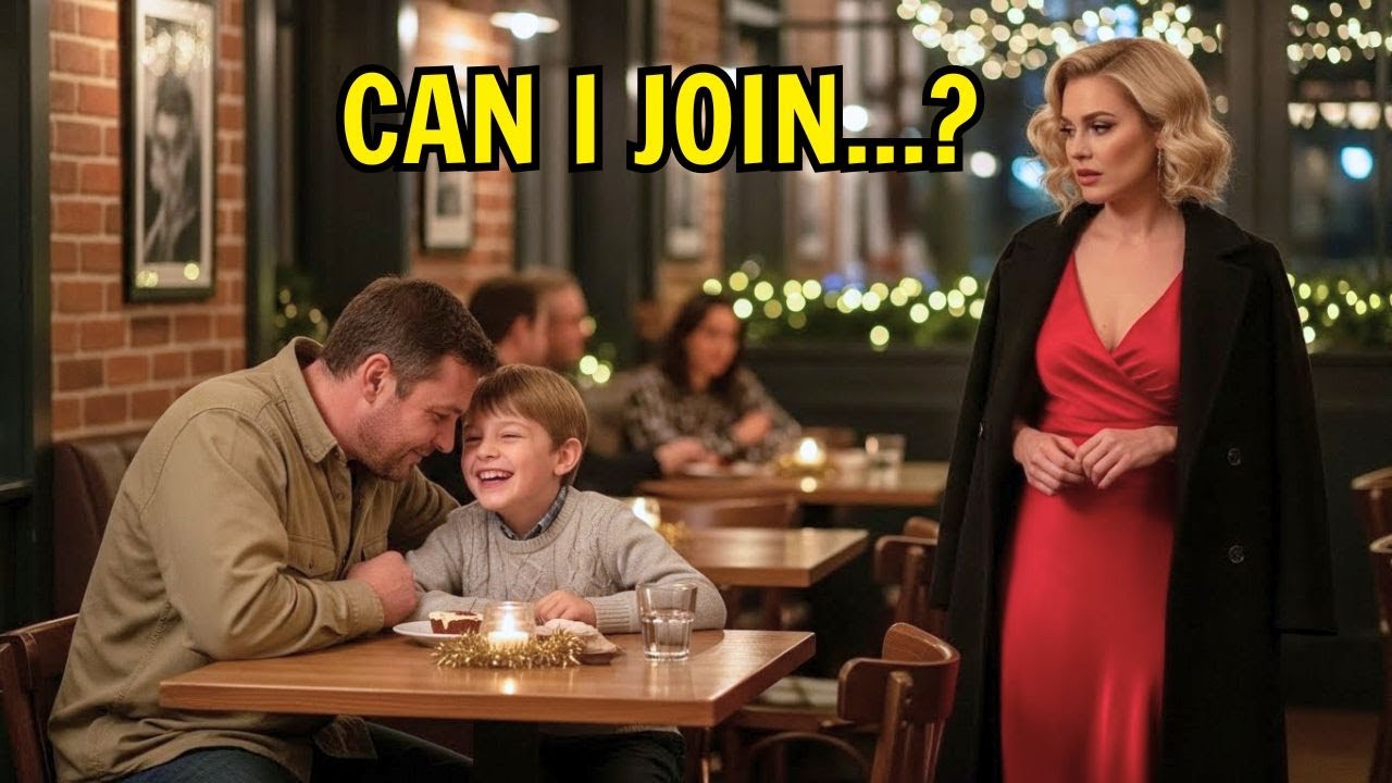 “Can I Join You” the Lonely CEO Whispered After Seeing a Father and Son’s Christmas Party
