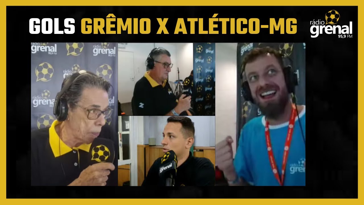 GOLS DE GRÊMIO 2 X 1 ATLÉTICO-MG | NARRAÇÃO DE HAROLDO DE SOUZA | RÁDIO GRENAL
