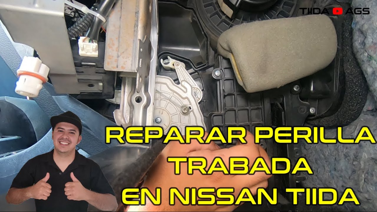 Perilla de aire trabada en nissan tiida