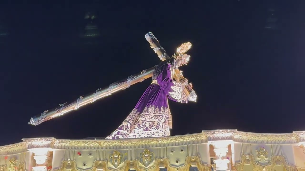 Impresionante paso de Jesús de candelaria Cristo rey y catedral, jueves santo 2025 