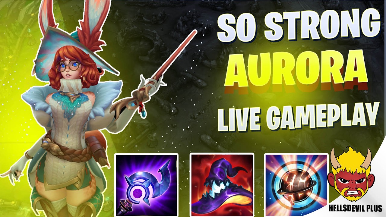 Аврора невероятно сильна!!! - Геймплей Wild Rift HellsDevil Plus