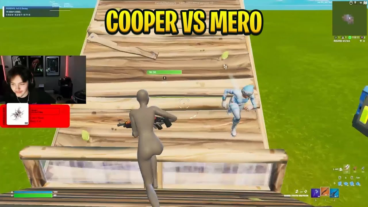 Mero VS Cooper in 1v1 Buildfights