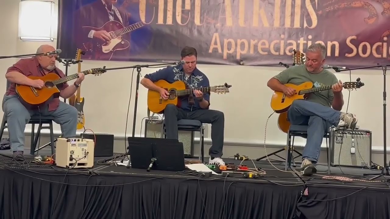 Eddie Estes & Audie Wykle & Phil Hunt play Jerry Reed / Chet Atkins “Kicky” CAAS 2024