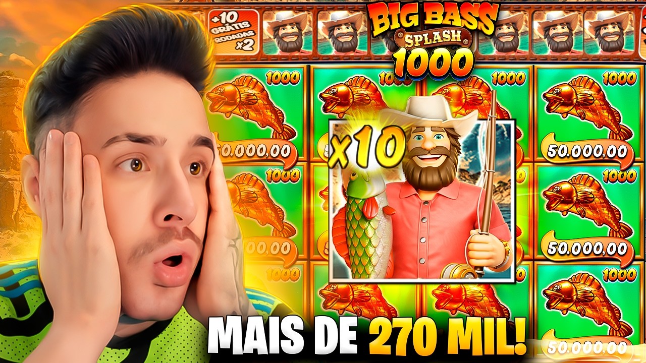BUXEXA REAGIU A FORRA DO INSCRITO MAIS INSANA NO BIG BASS SPLASH 1000