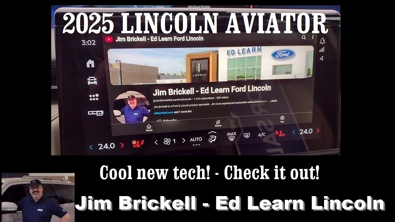 2025 Lincoln Aviator - You Tube in your vehicle!