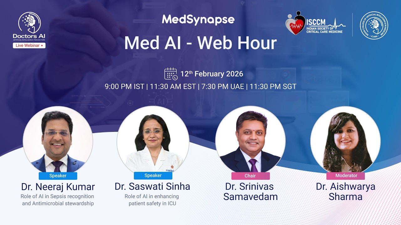 MedSynapse x DoctorsAI – Med AI Web Hour | February Edition