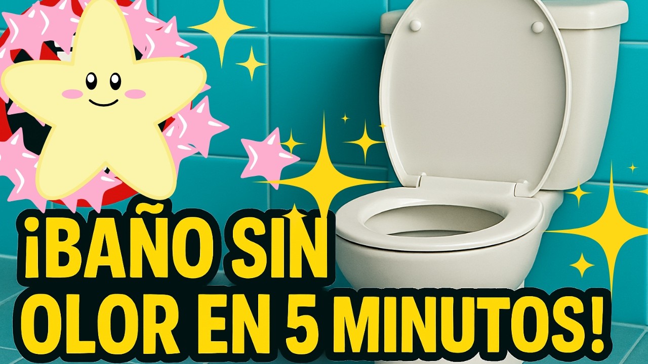 🚽❌ ELIMINÁ el OLOR del INODORO en MINUTOS 🤯 4 trucos SIMPLES que SÍ funcionan (sin desarmar nada)