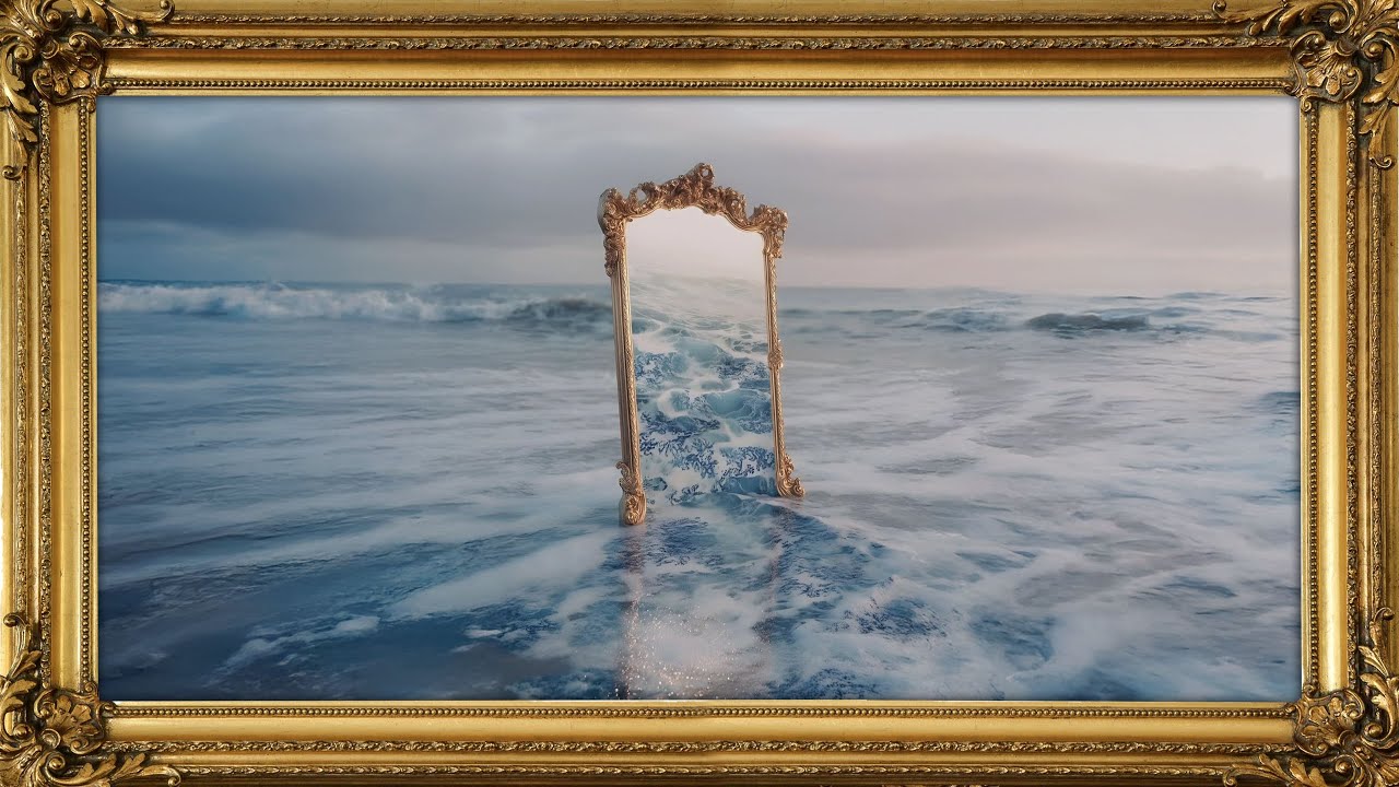 Surreal Ocean Portal – 4 Hours Calm Sea Visual | No Music