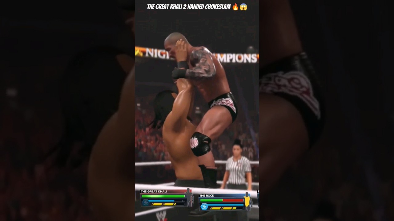 The Great Khali 2 Handed Chokeslam And Randy Orton Knockout 🔥😱 