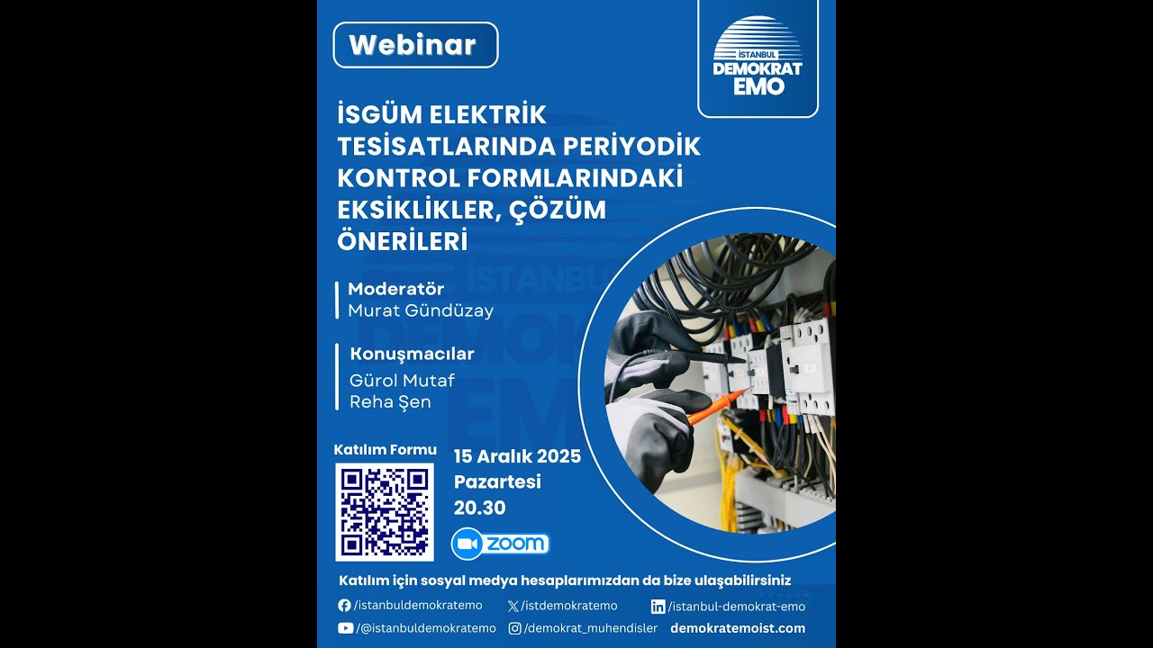 İSGÜM Elektrik Tesisatlarında Periyodik Kontrol Formlarındaki Eksiklikler, Çözüm Önerileri