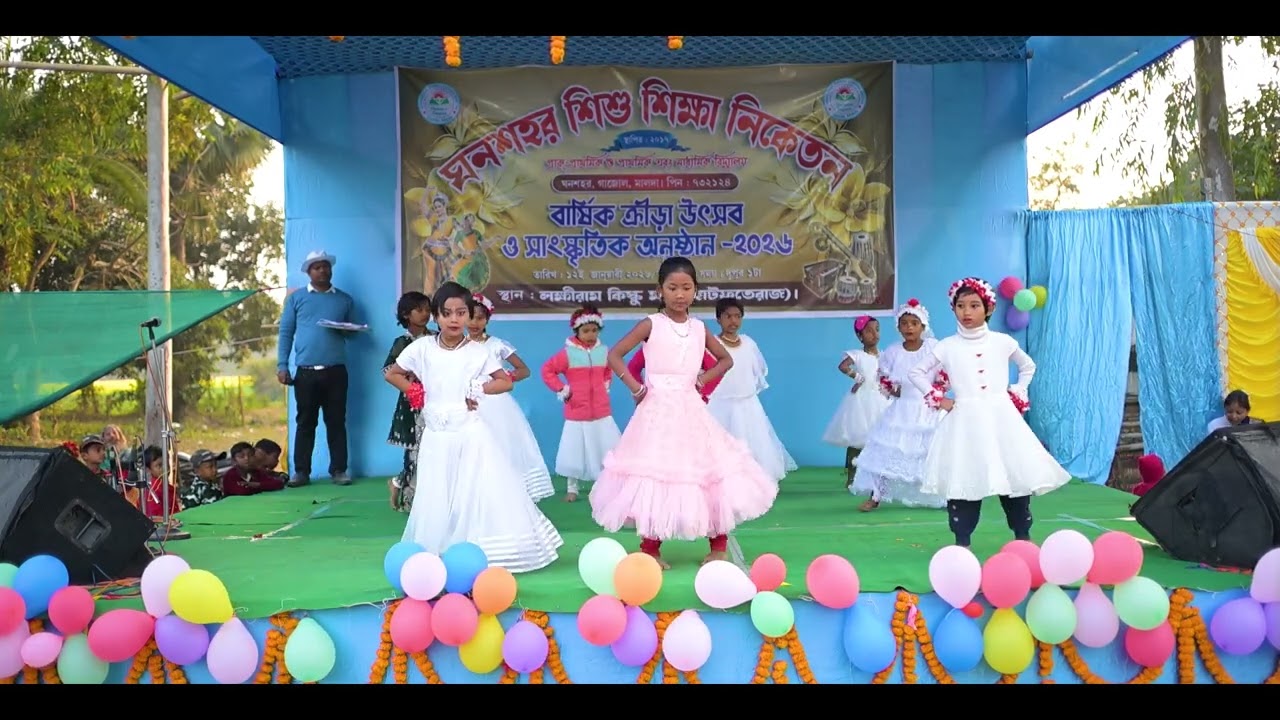 Ghansahar Shishu Shiksha Niketan student dance program 2026
