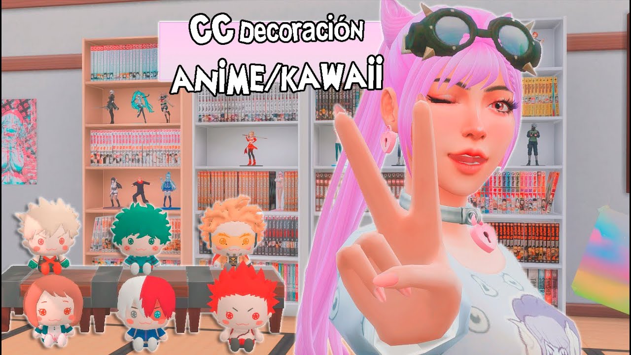 Los sims 4 CC Anime/Kawaii || Descarga Contenido Personalizado para tus sims más OTAKUS!!