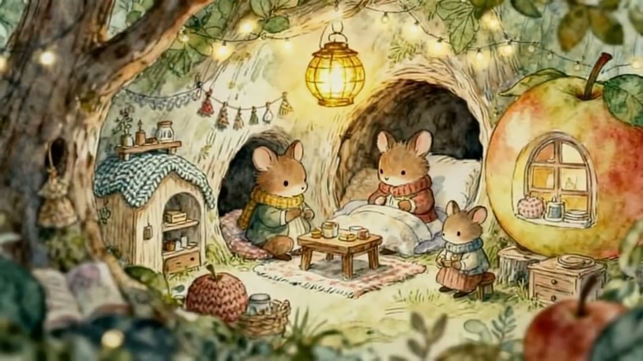 Moonlit Woodland Friends | Cozy Storybook Music for Gentle Rest