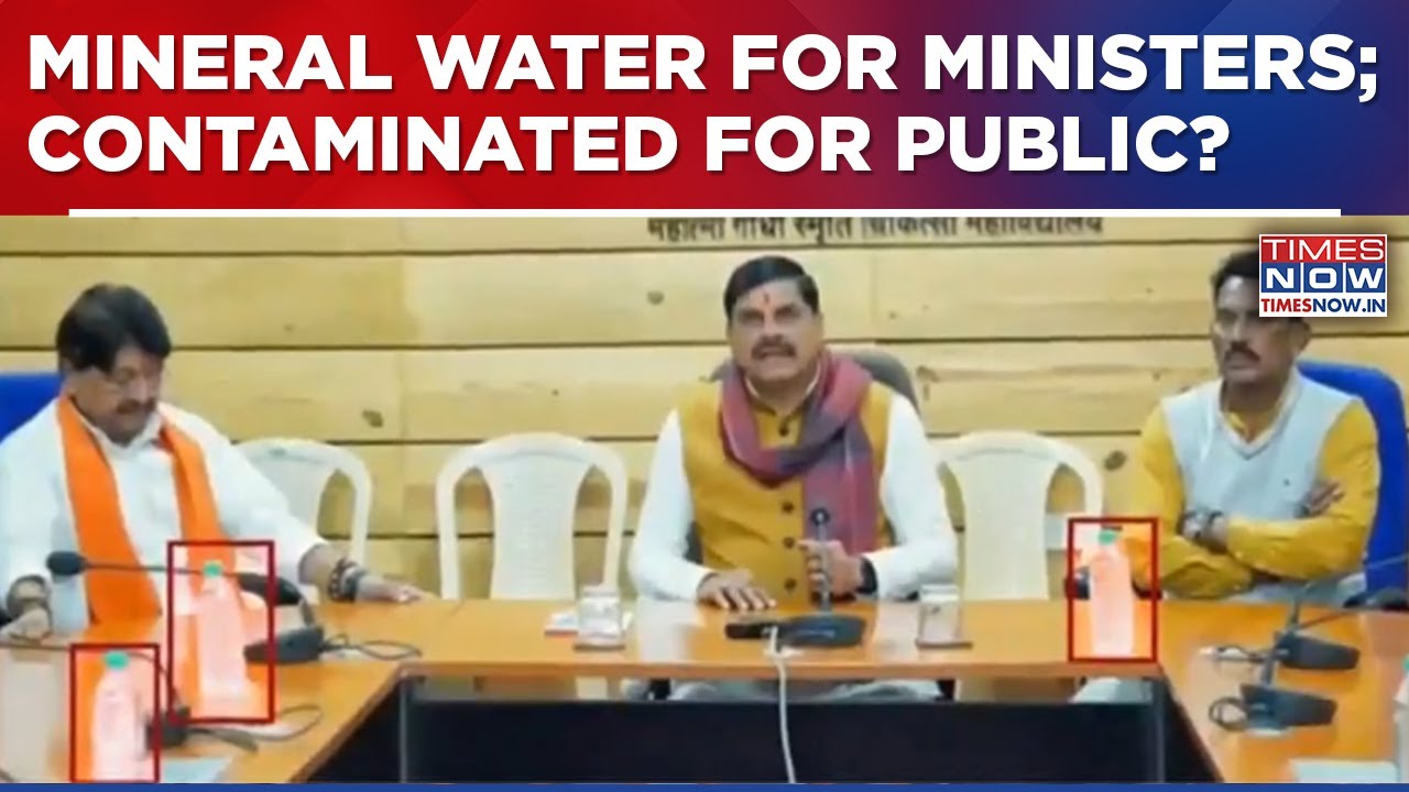 Indore Water Crisis Sparks Fury As Leaders Sip Bottled Water, Uma Bharti Slams MP Govt Response