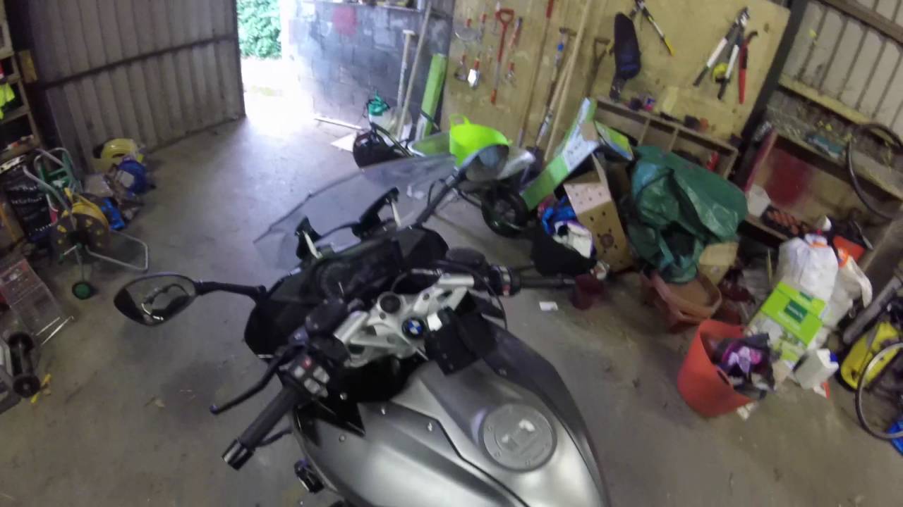 BMW Navigator V Satnav Cradle install on R1200RS