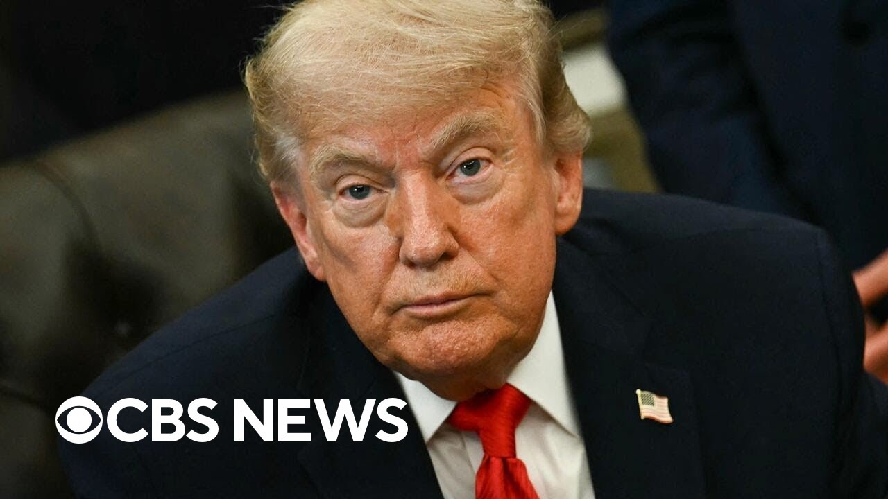 Trump takes questions on potential Iran peace deal progress after canceling strikes