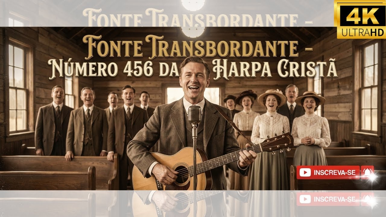 FONTE TRANSBORDANTE – Harpa Cristã 456 | Louvor que Renova a Fé ✨ | AcalmAI