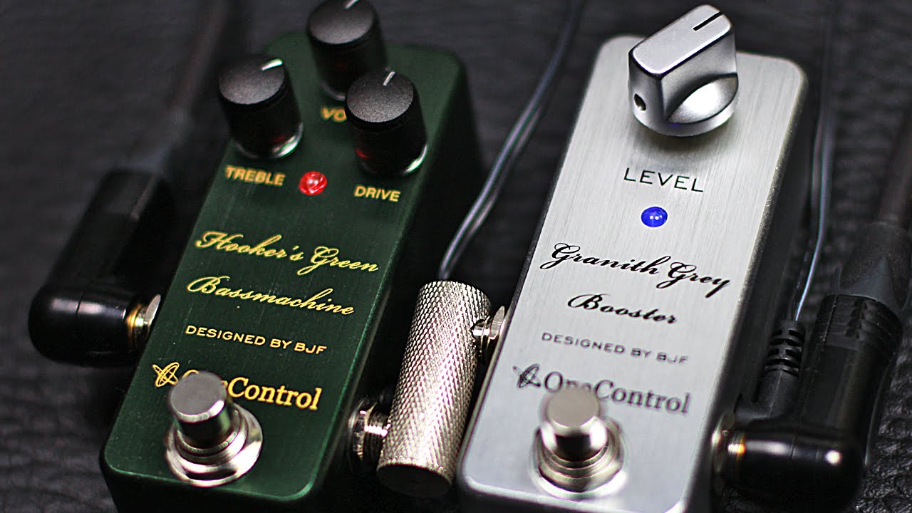 One Control - Hooker's Green Bass Machine + Granith Grey Booster - GUITAR Demo