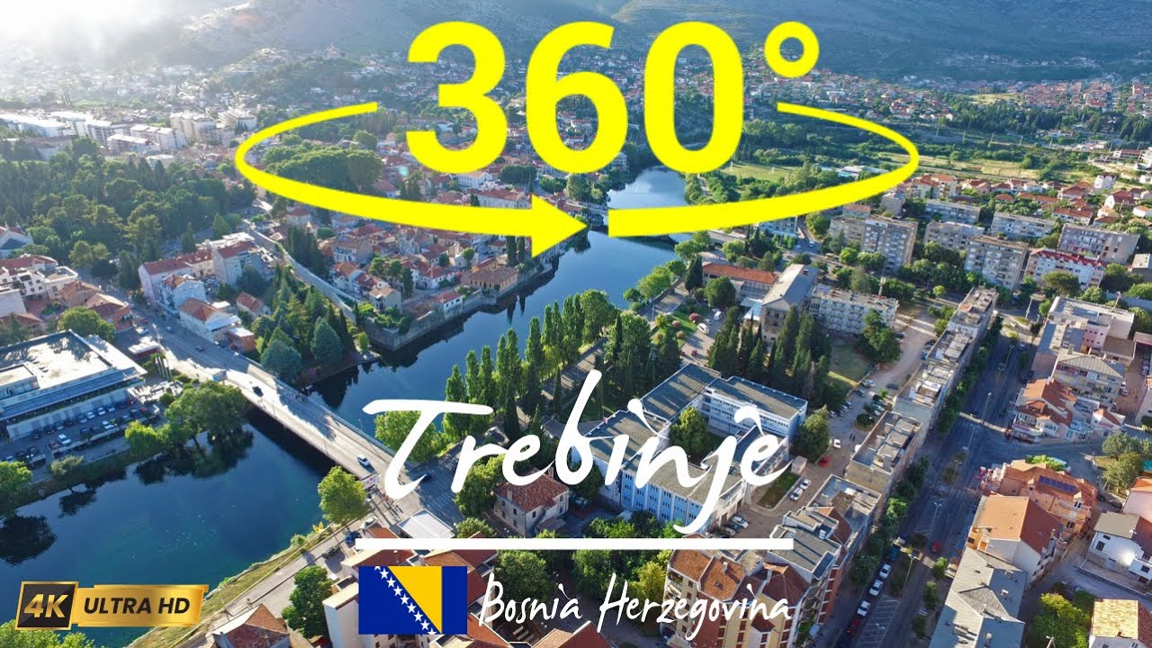 🇧🇦 Explore Trebinje in 360 VR | Hidden Gem of Bosnia | Virtual Walking Tour in 4K