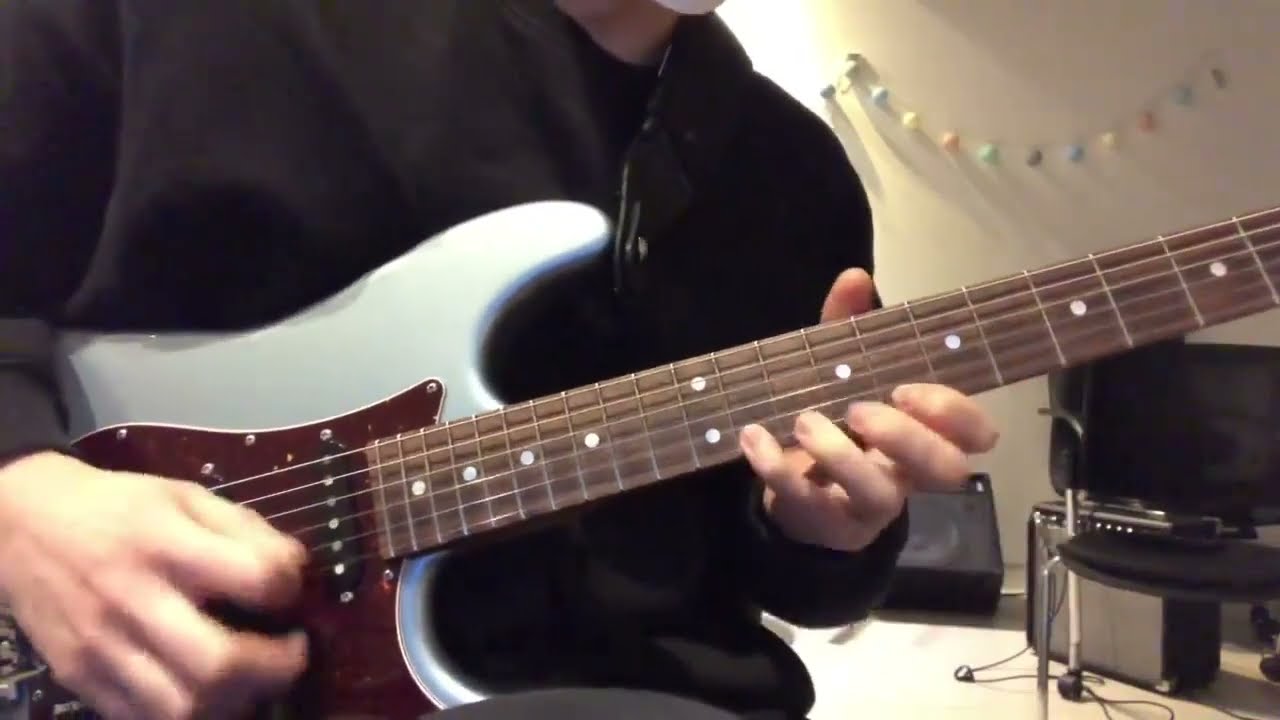 Pentatonic solo improv over Cm funk fusion