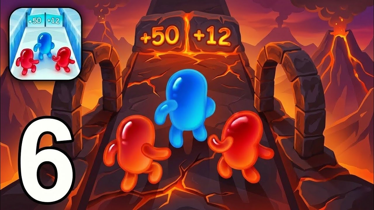 Join Blob Clash 3D – Gameplay Walkthrough Part 6 - Merge Runner Joint Gameplay (Android & iOS)