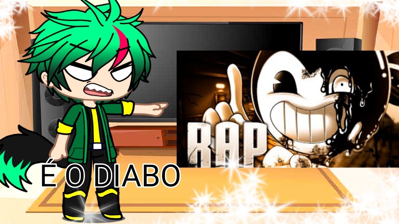 Pessoal da casa reagindo ao rap do Bendy- O demônio de Tinta/Papyrus da Batata