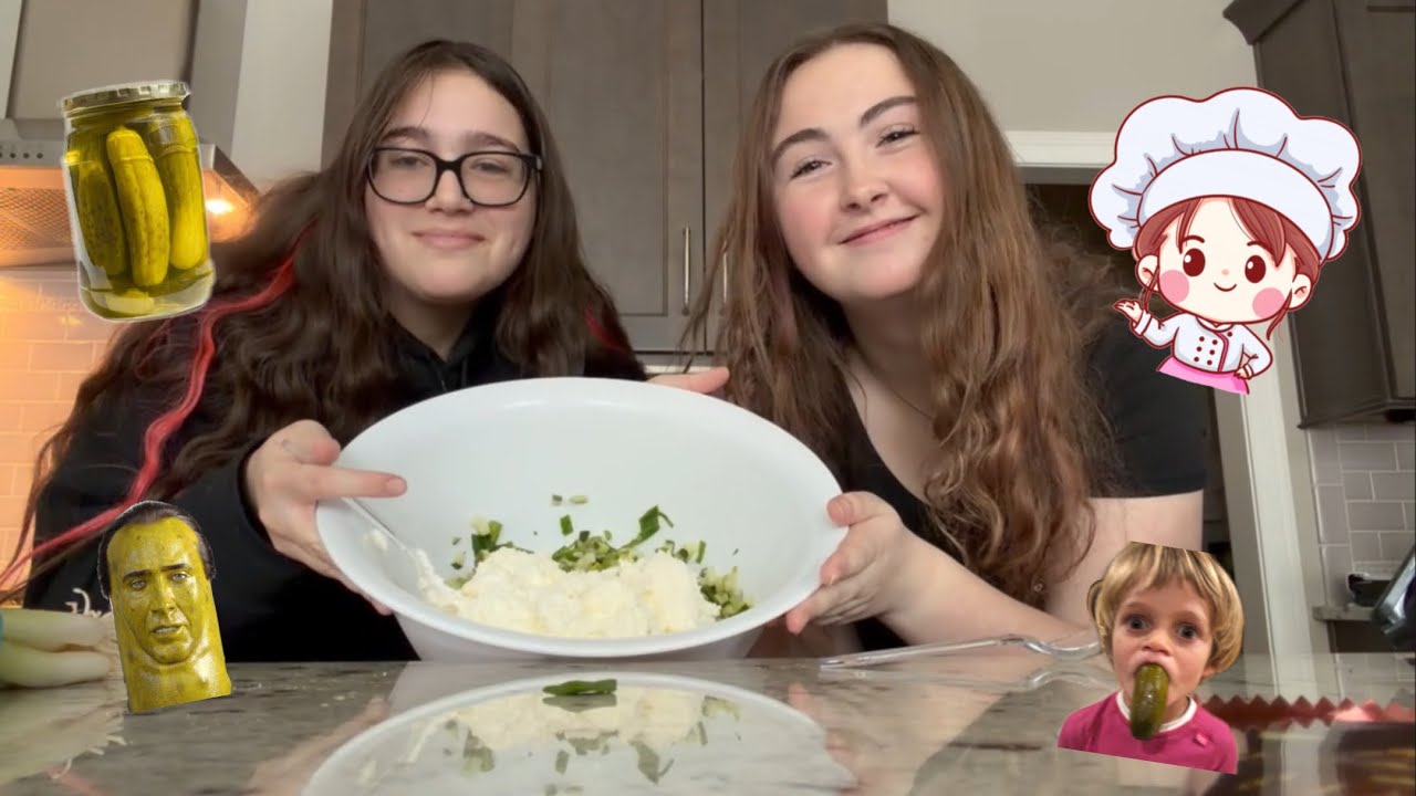 We made the viral pickle dip! ft. Sophia 